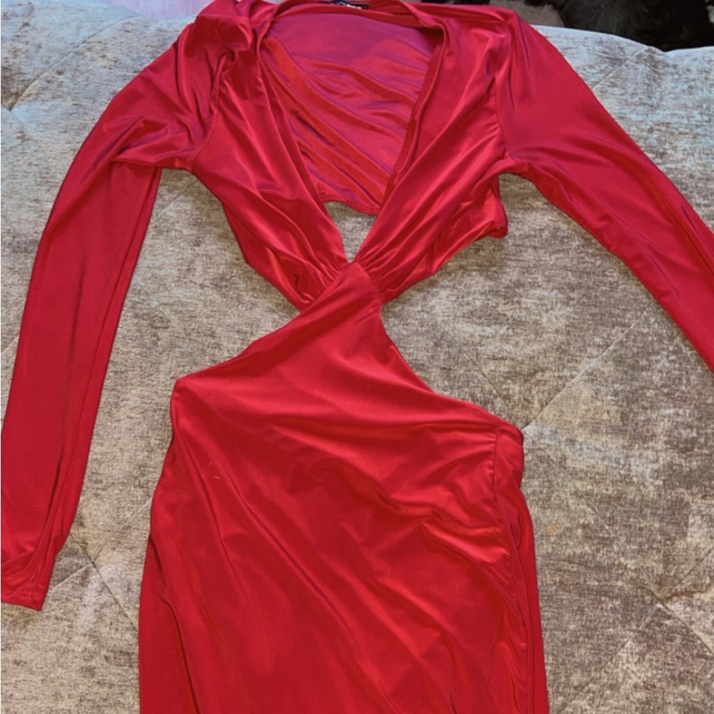 Red dress